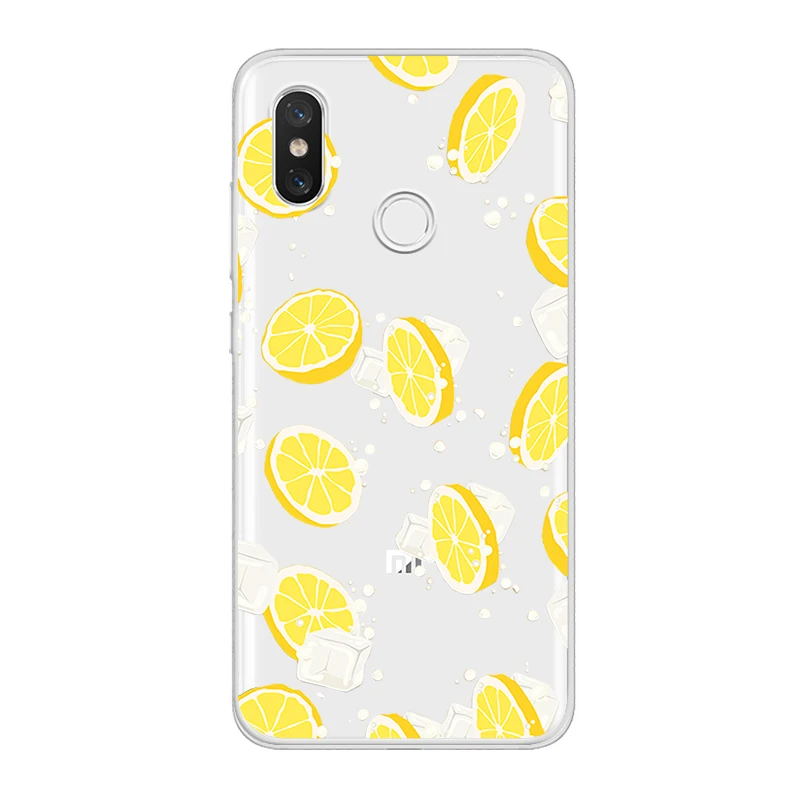 Ciciber Фрукты Банан лимон для Xiaomi MIX MAX 3 2 1 S Pro MI A2 A1 9 8 6 5 X 5C 5S Plus Lite SE Pocophone F1 чехол