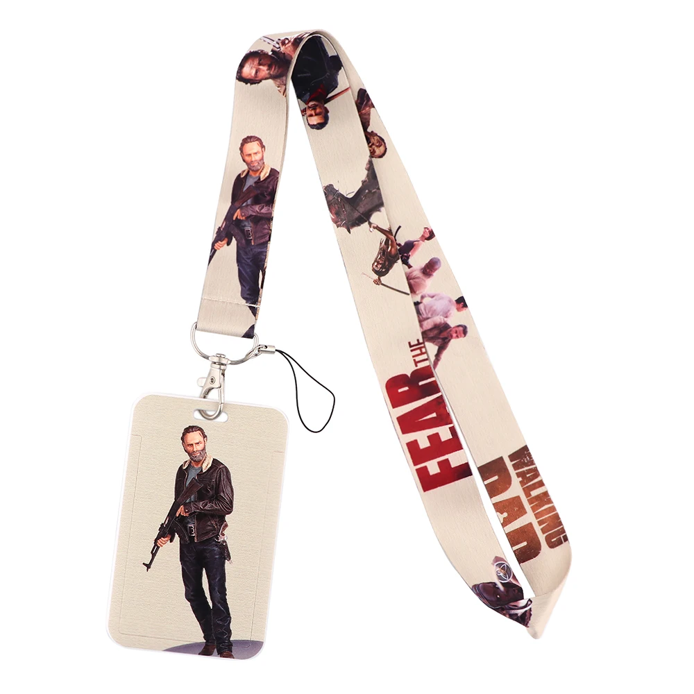 

HJ910 The Walking Dead Movie Neck Strap Lanyard ID Card Pass Hang Rope Lariat Badge Holder Key Chain Jewelry Gift