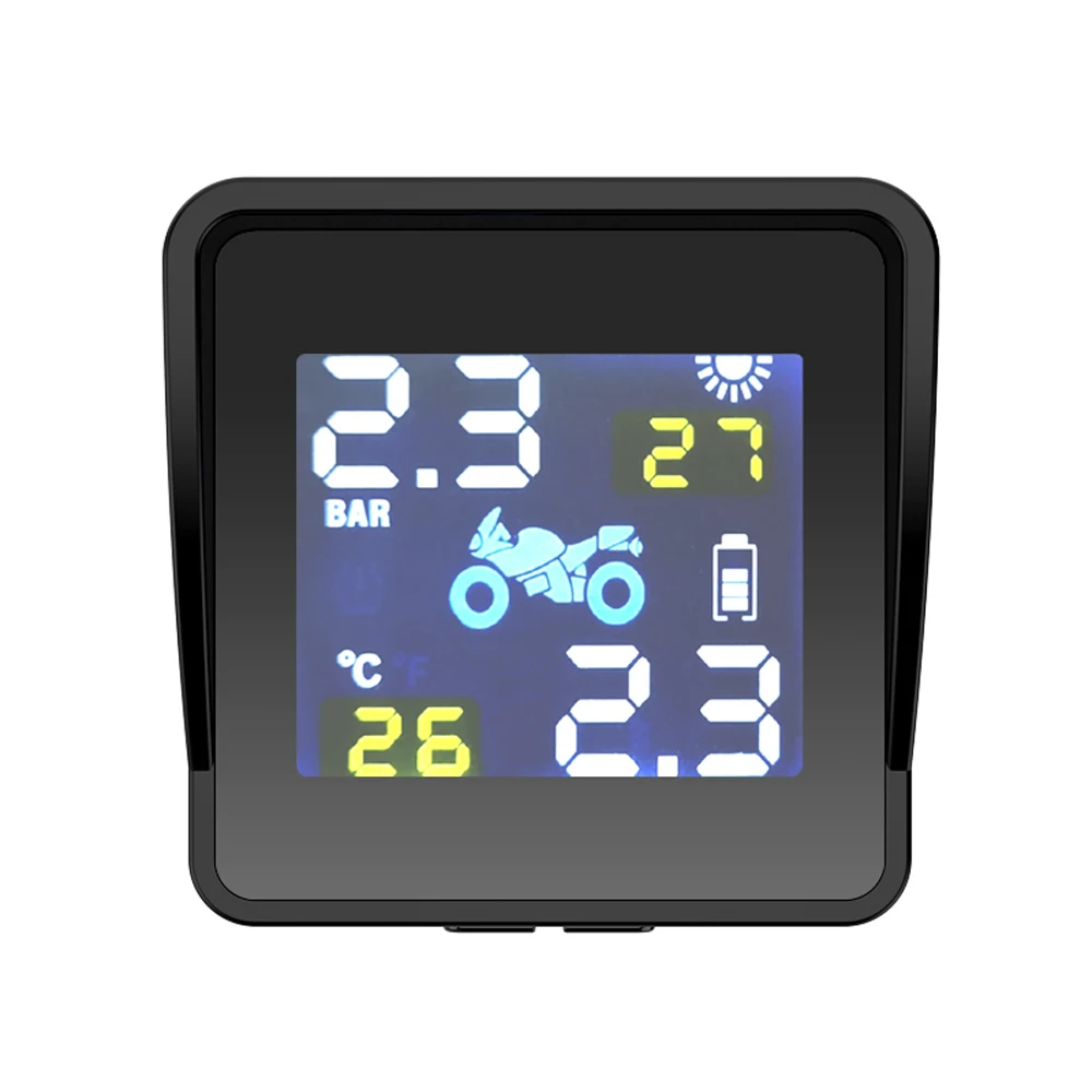 Беспроводная система контроля давления в шинах мотоцикла TPMS водонепроницаемый