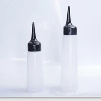 plastic salon hair color applicator bottle scale hairdressing 150250ml measuring tool new arrival