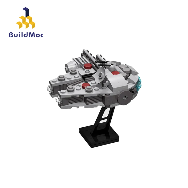 BuildMOC серия Звездные войны, совместимые с мини-Звезда смерти док-отсек 327 мс 6103 блоки 05132 75192 Millenniumm Тысячелетнего Сокола