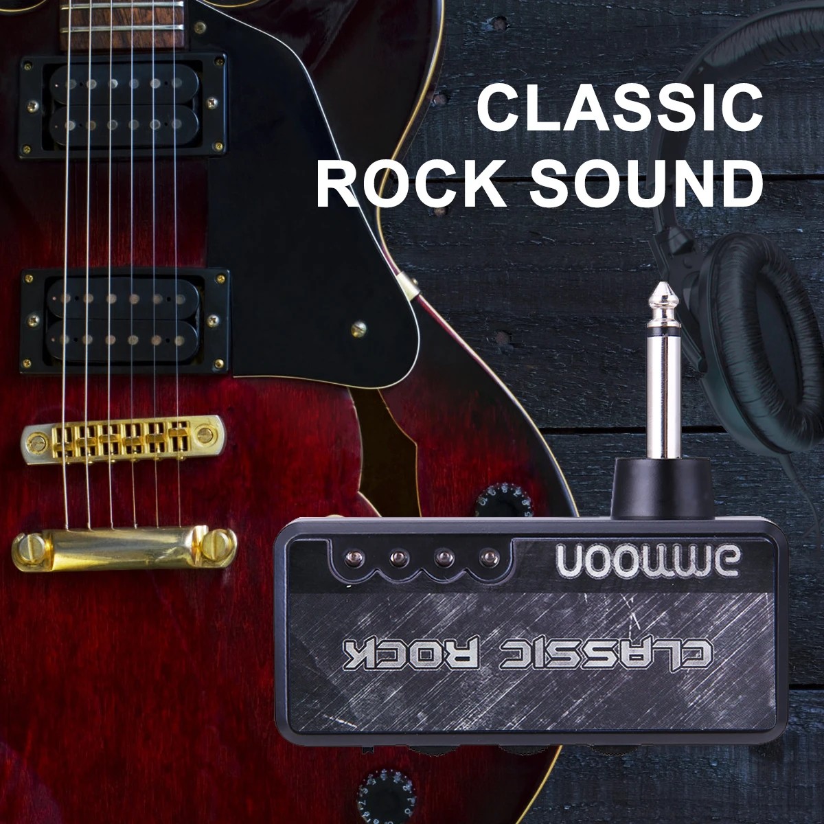 ammoon tragbare elektrische gitarre verstärker gitarre kopfhörer verstärker mini kopfhörer amp gebaut in verzerrung gitarre zubeh