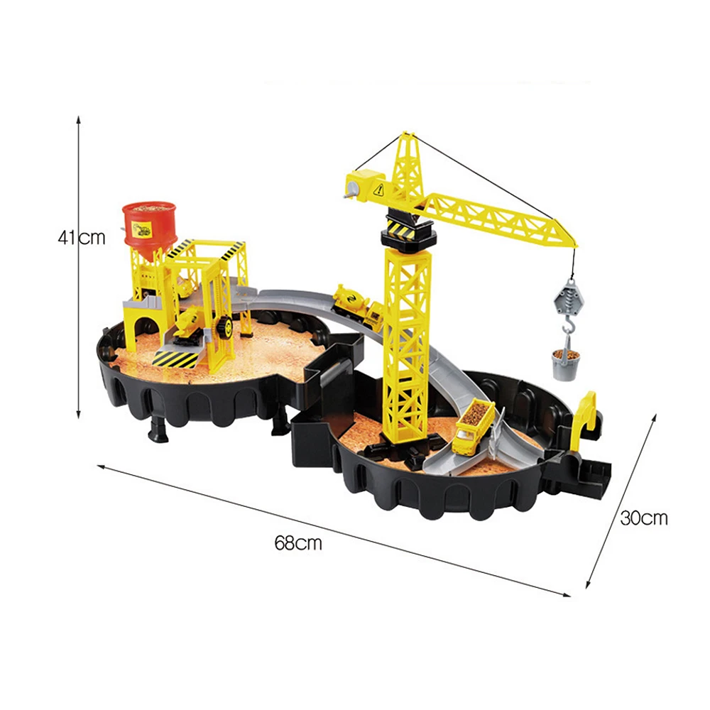 Спиральные ролевые дорожки для машин детей город парковки игрушечный гараж
