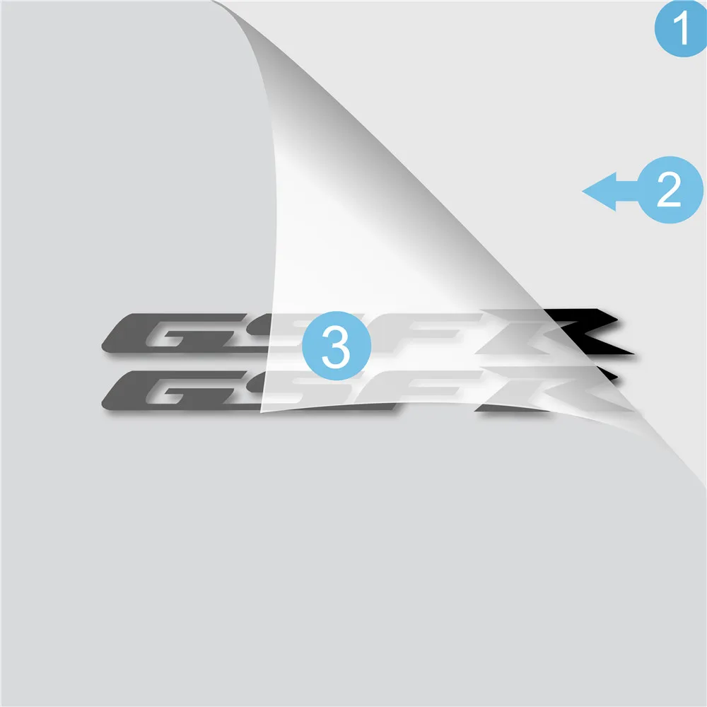 

New Motorcycle reflective fuel wheels fairing portable luggage helmet stickers sign decoration Decals For SUZUKI GSFR gsf r