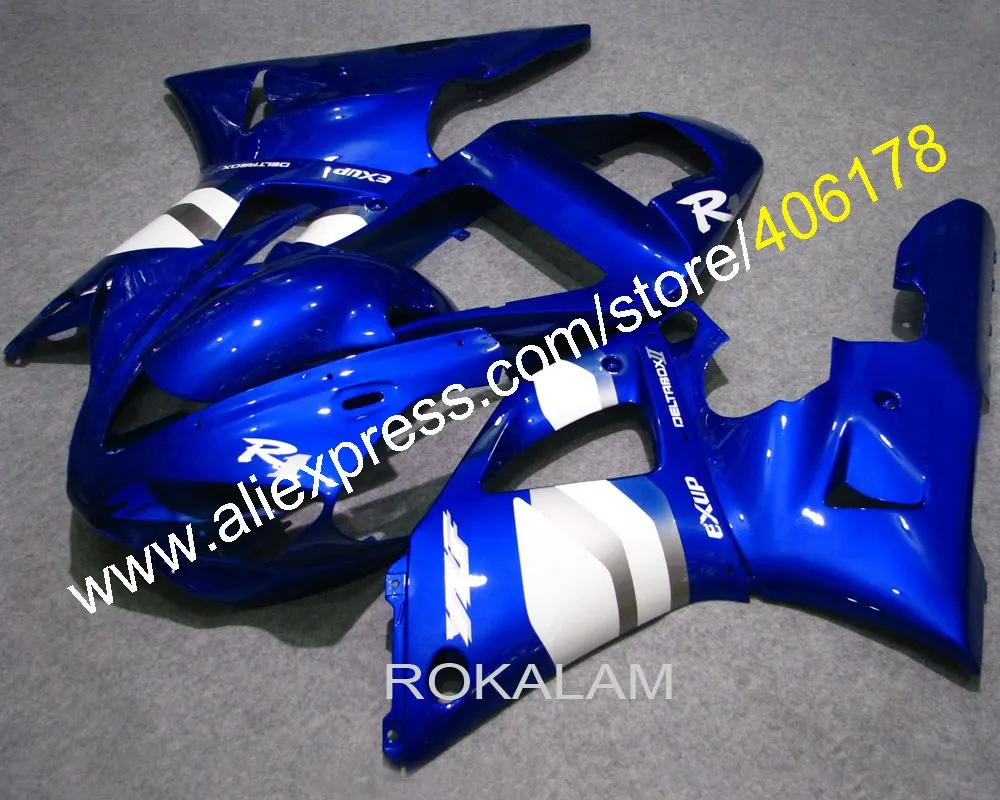 

YZF1000 R1 00/01 Fairing Set For Yamaha YZF R1 2000/2001 YZF-R1 Blue White Sportbike Fairings Kit (Injection Molding)