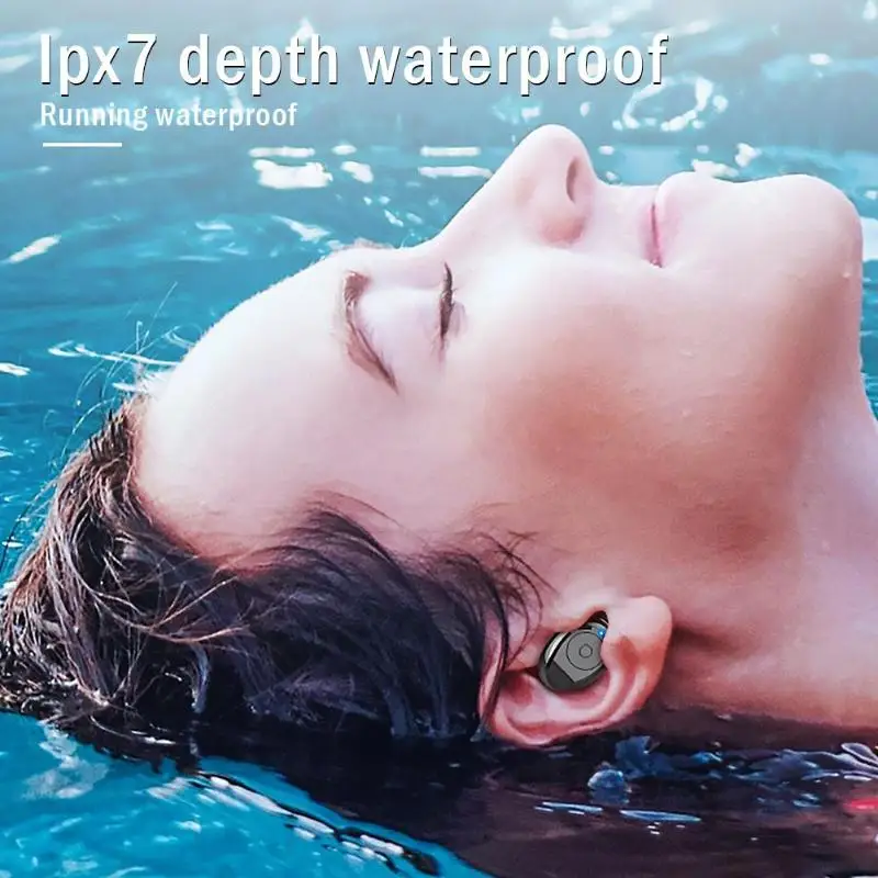 Беспроводные наушники Bluetooth спортивные шумоподавление Гарнитура мини для бега