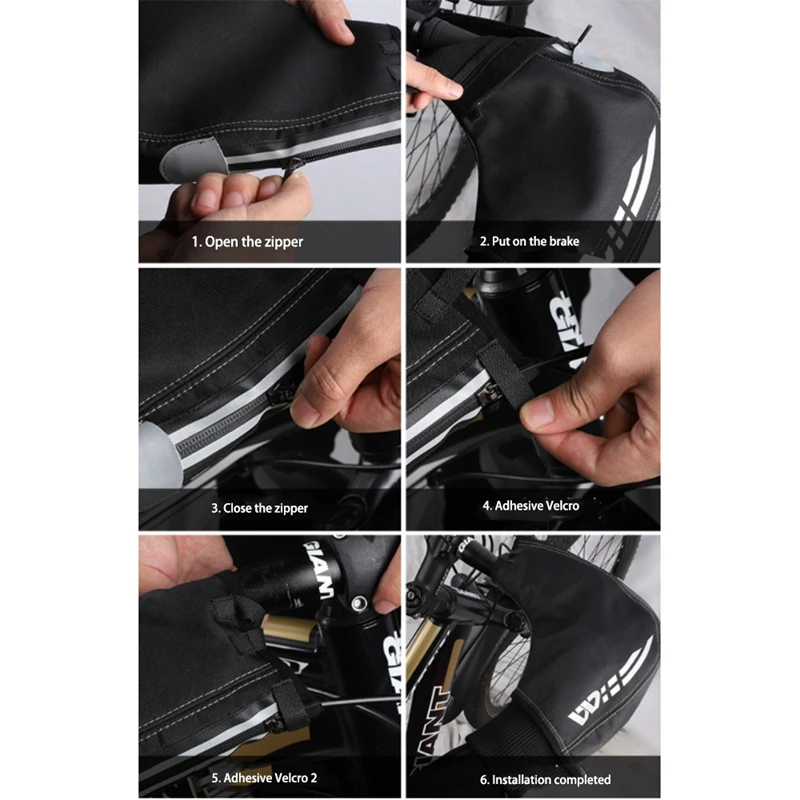 

WEST BIKING Bicycle Handlebar Gloves Bar Ends Bar Mitts Winter MTB