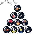 10 шт., круглые стеклянные кабошоны для фото, 12182025 мм