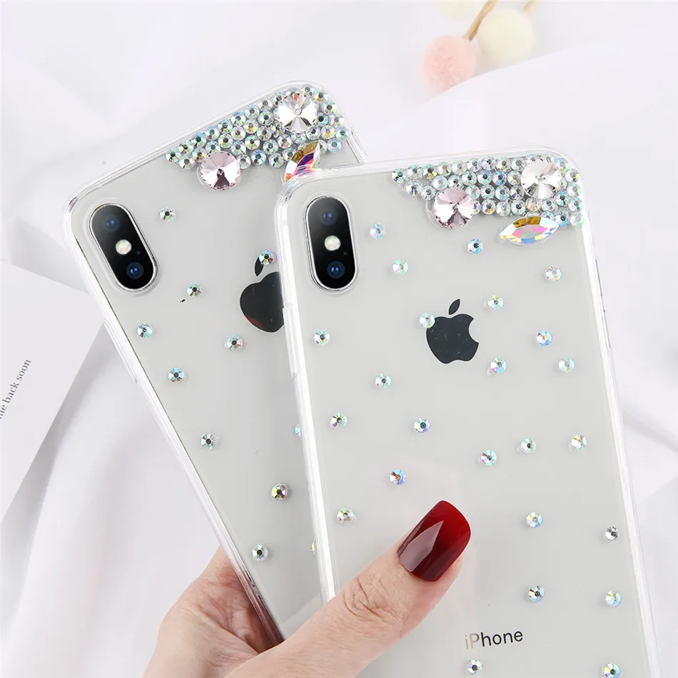 KJOEW мягкий чехол для iPhone XR X 8 7 6s Plus, блестящий прозрачный ТПУ для iPhone XS MAX, чехол для телефона, чехол для телефона
