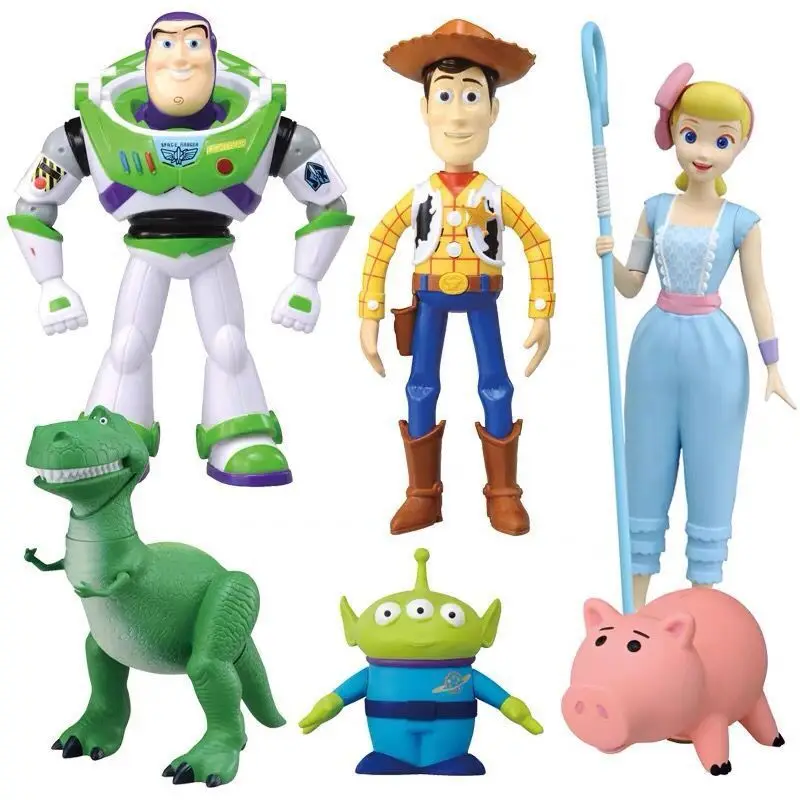 

TAKARA TOMY Tomica Story Toys 4 Interactive English Speaking Voice Dolls Buzz Lightyear Woody Electronic Model Action Figure
