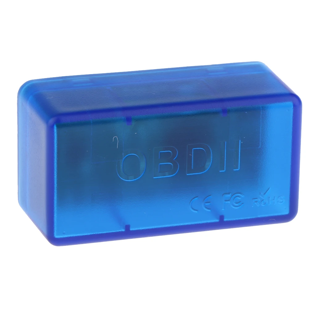 Синий Bluetooth OBDII автомобильный диагностический сканер Код читатель инструмент |