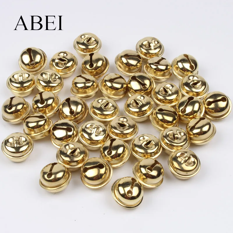 50 шт. золотистые колокольчики для рождественской елки домашних животных свадьбы