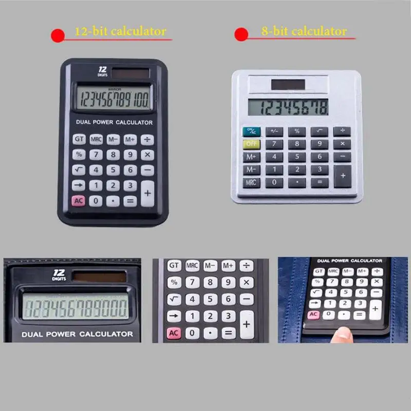 1 шт. папка из искусственной кожи с мини калькулятором бизнес органайзер для