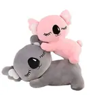 Супермягкая плюшевая игрушка коала 35-75 см, мягкая плюшевая подушка коала, подушка для сна для обнимания, детские игрушки, серый, розовый подарок на день рождения