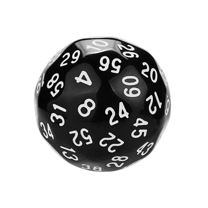 60-перед dnd Набор Игральных кубиков будет идеальным подарком для развлекательная игра многогранник акриловые polydice игра в кости для влюбленных dados dnd 60 Двусторонняя 30A19