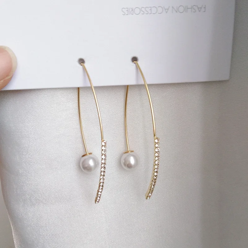 Модные ювелирные изделия серьги из тонкой металлической проволоки круглые с