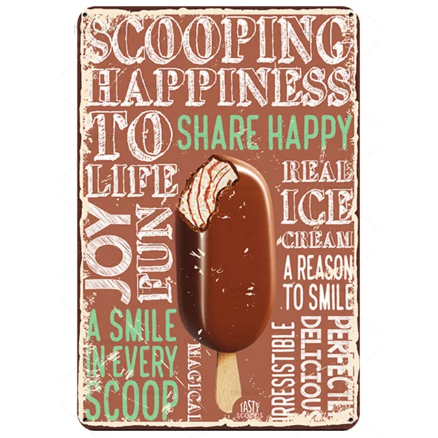 Винтажный металлический оловянный плакат в стиле ретро с изображением морского