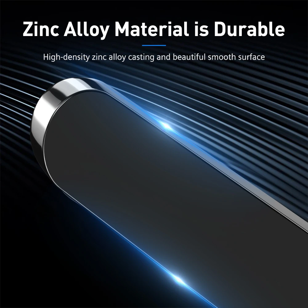 Металлический автомобильный мини-держатель для телефона в форме полосы