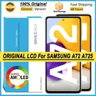 100% Оригинальный Amoled 6,7 ''дисплей для Samsung Galaxy A72 A725 A725FDS Full LCD сенсорный экран дигитайзер в сборе запасные части