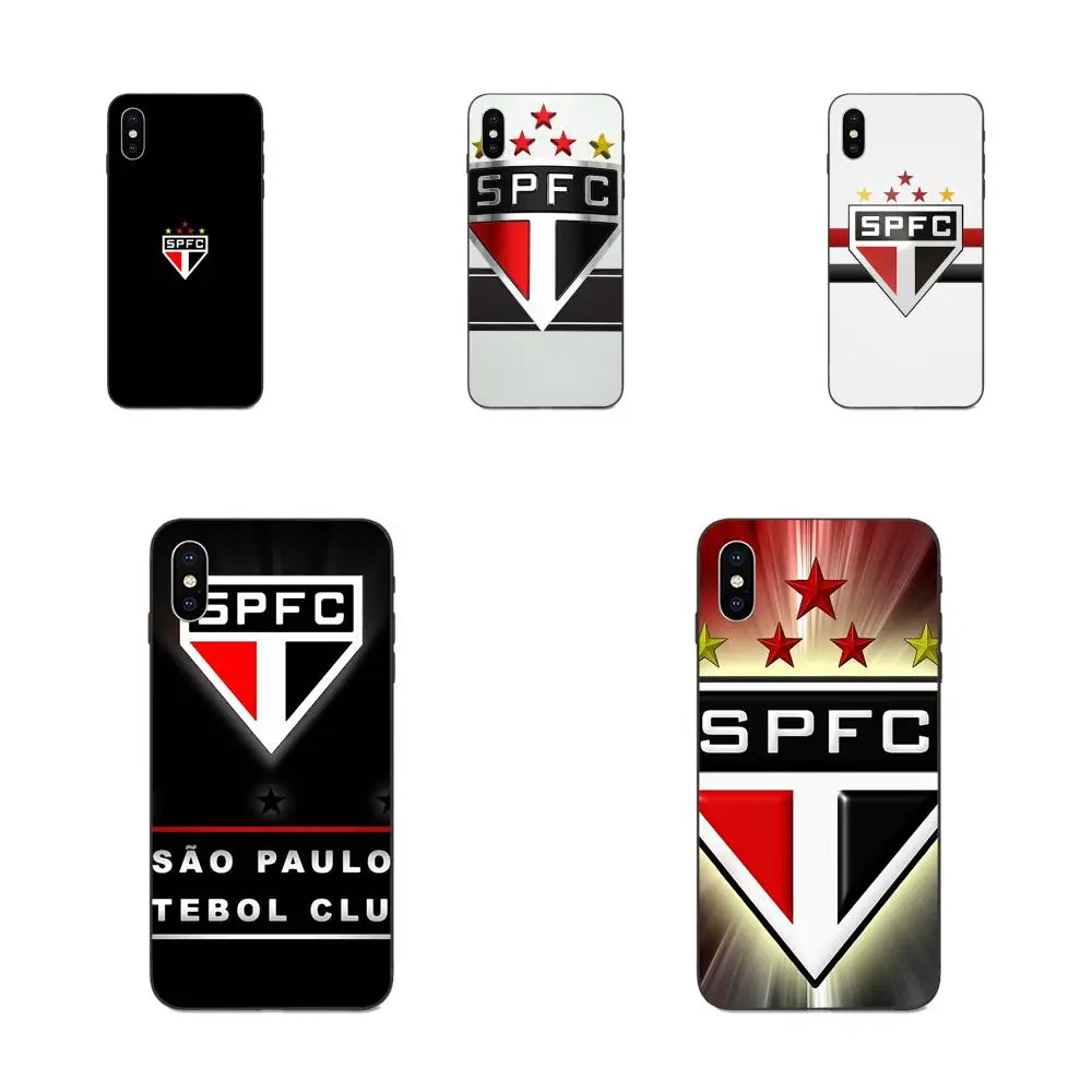 Sao Paulo Fc Spfc для Xiaomi Redmi Mi Note 2 3S 8 9 Lite SE Pro Tpu Мягкий резиновый чехол