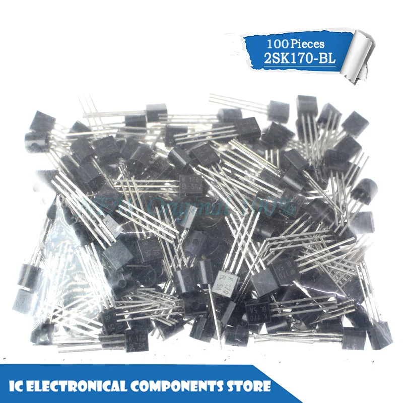 Новый оригинальный 2SK170 BL 2SK170BL K170 TO 92 IC 100 шт./лот|Пульты ДУ| |