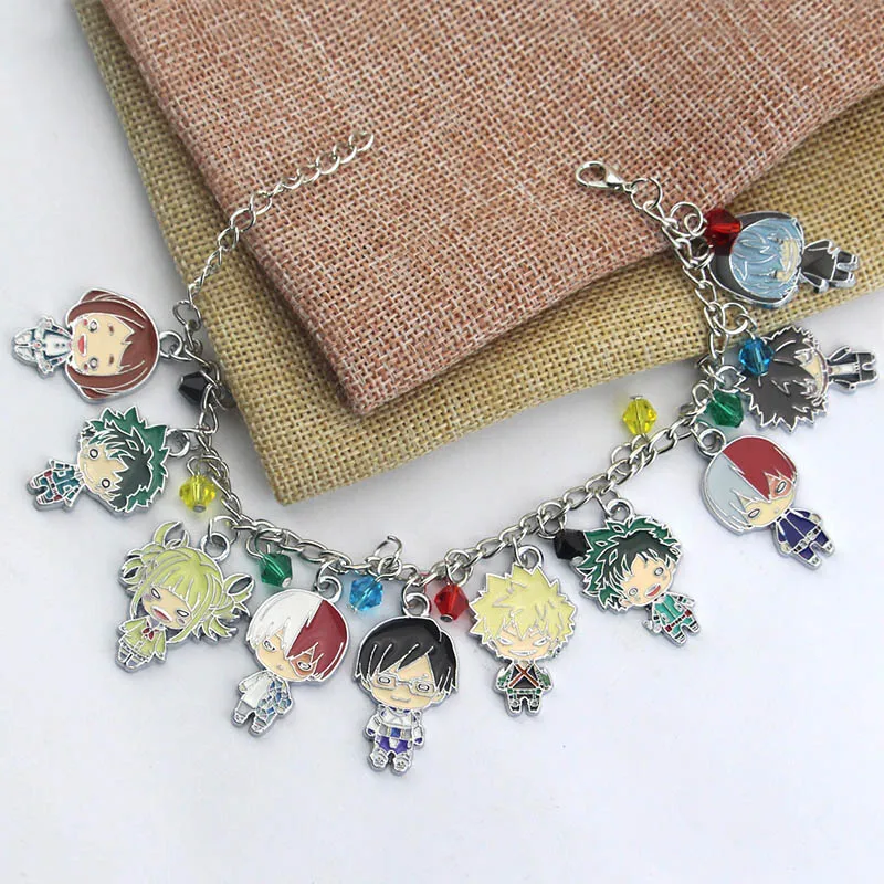 Браслеты аниме Моя геройская Академия Изящные Ювелирные украшения из