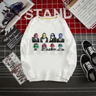 Мужская толстовка с капюшоном и круглым вырезом, в стиле хип-хоп