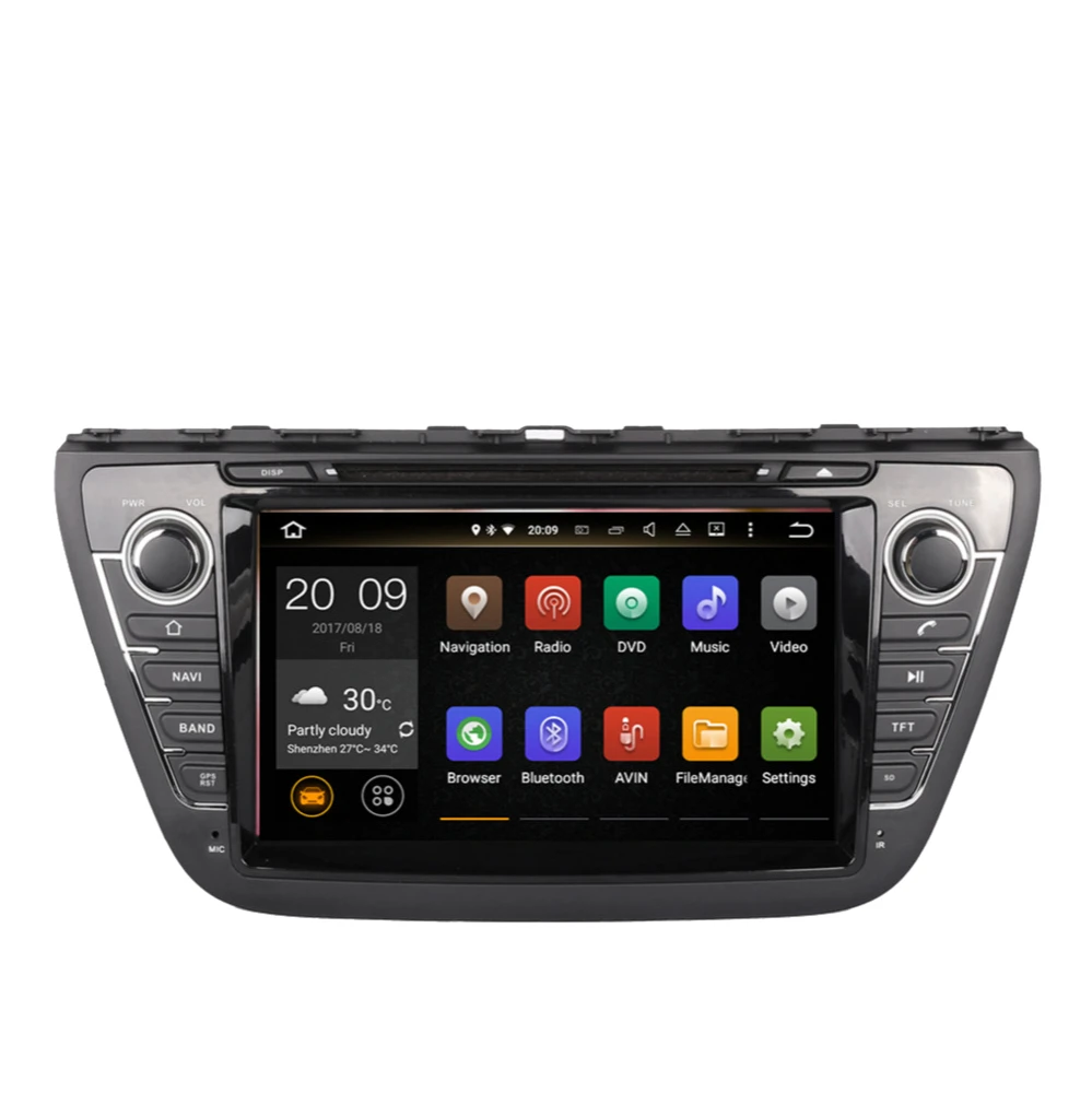 Автомагнитола для Suzuki SX4/S с GPS-навигацией Android 10 0 2013-2021 радио стерео DVD-плеером |