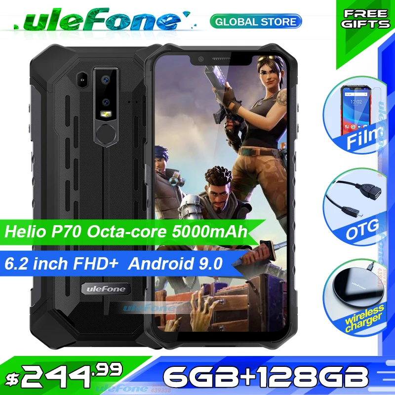 Смартфон Ulefone Armor 6S 6+128ГБ водонепроницаемый глобальная версия.|Смартфоны| |