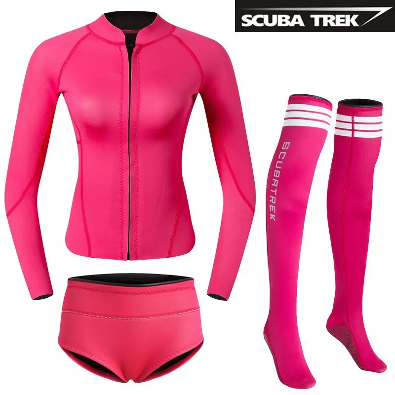 Premium Yamamoto Neoprene Wetsuits Women's Long Sleeve Top shorts and socks | Спорт и развлечения