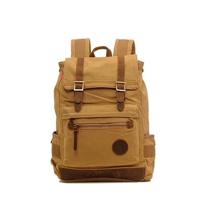 khaki AUGUR холщовый рюкзак мужской 17 дюймов большой компьютер ноутбук рюкзаки для мужчин повседневный пакет школьной сумки путешествия большой рюкзак Mochila - Цвет: khaki