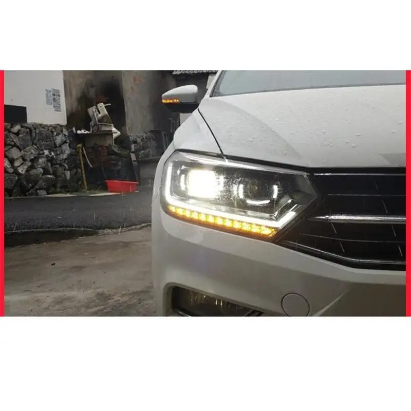 Neblineros Running Exterior Luces Led Para Авто Cob фары передние противотуманные задние Автомобильные фары в сборе 16 17 для Volkswagen Bora
