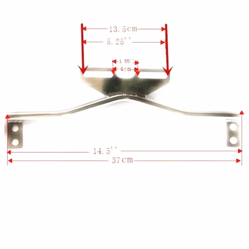 Мотоциклетный хромированный прохождение сигналов поворота для Yamaha Honda Suzuki Kawasaki