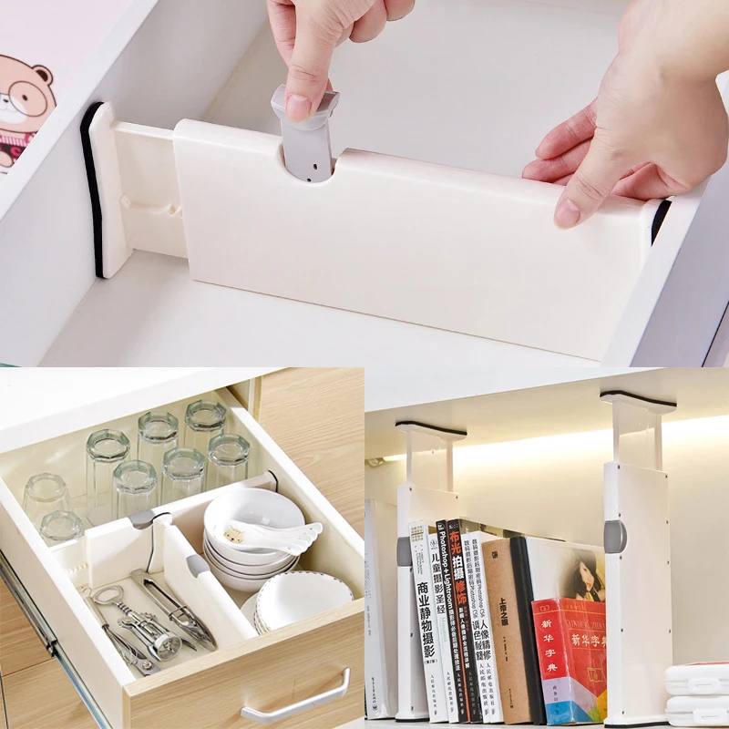 Регулируемый пластиковый разделитель для ящиков сделай сам органайзер хранения