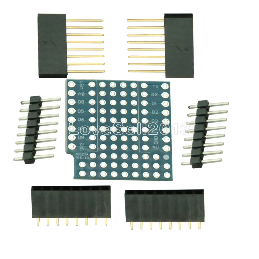 

Печатная плата щит для WeMos D1 Mini двухсторонняя удлинительная плата, совместимая с Arduino
