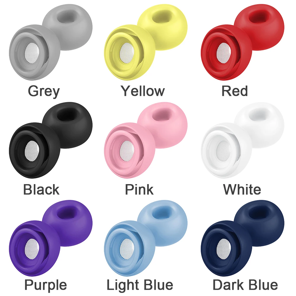 

Soft Silicone Earbuds Earphone Case Earplug Cover for Apple Airpods Pro Headphone Eartip Ear Cap Tips Accessories Replacement