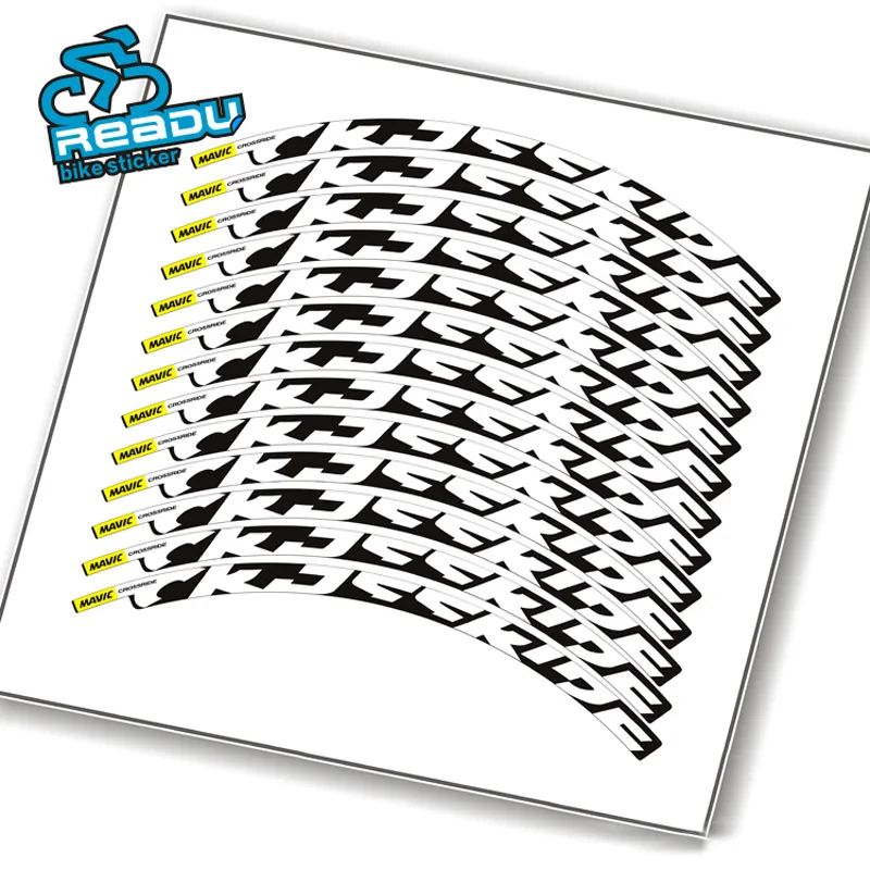 Наклейки на обод горного велосипеда mavic crossride 26 дюймов 27 5 29er|wheelset sticker|stickers mtbrim decals |