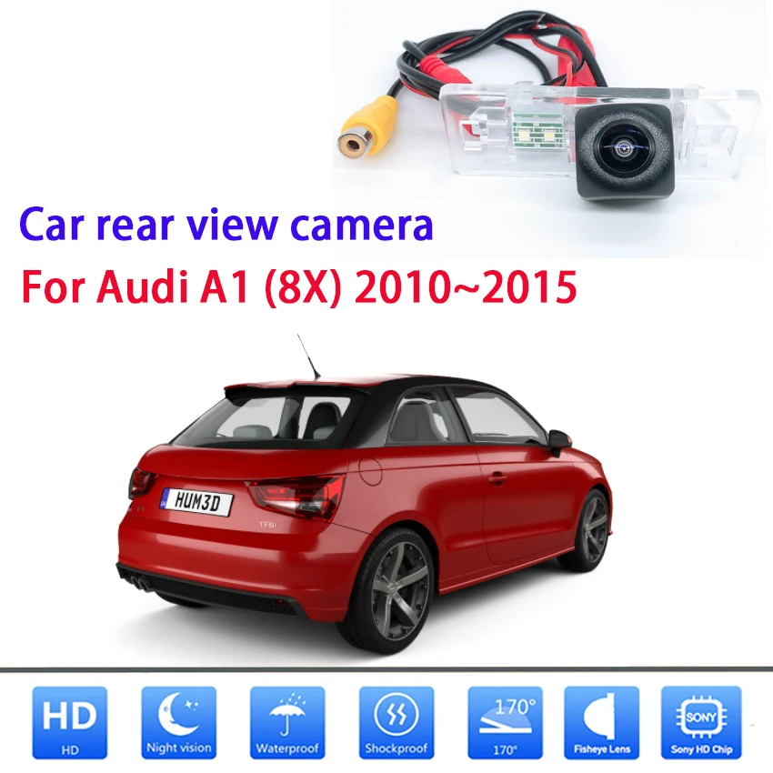 

For Audi A1 (8X) 2010~2015 Parking lot rear view camera HD night vision waterproof rear view reversing CAM