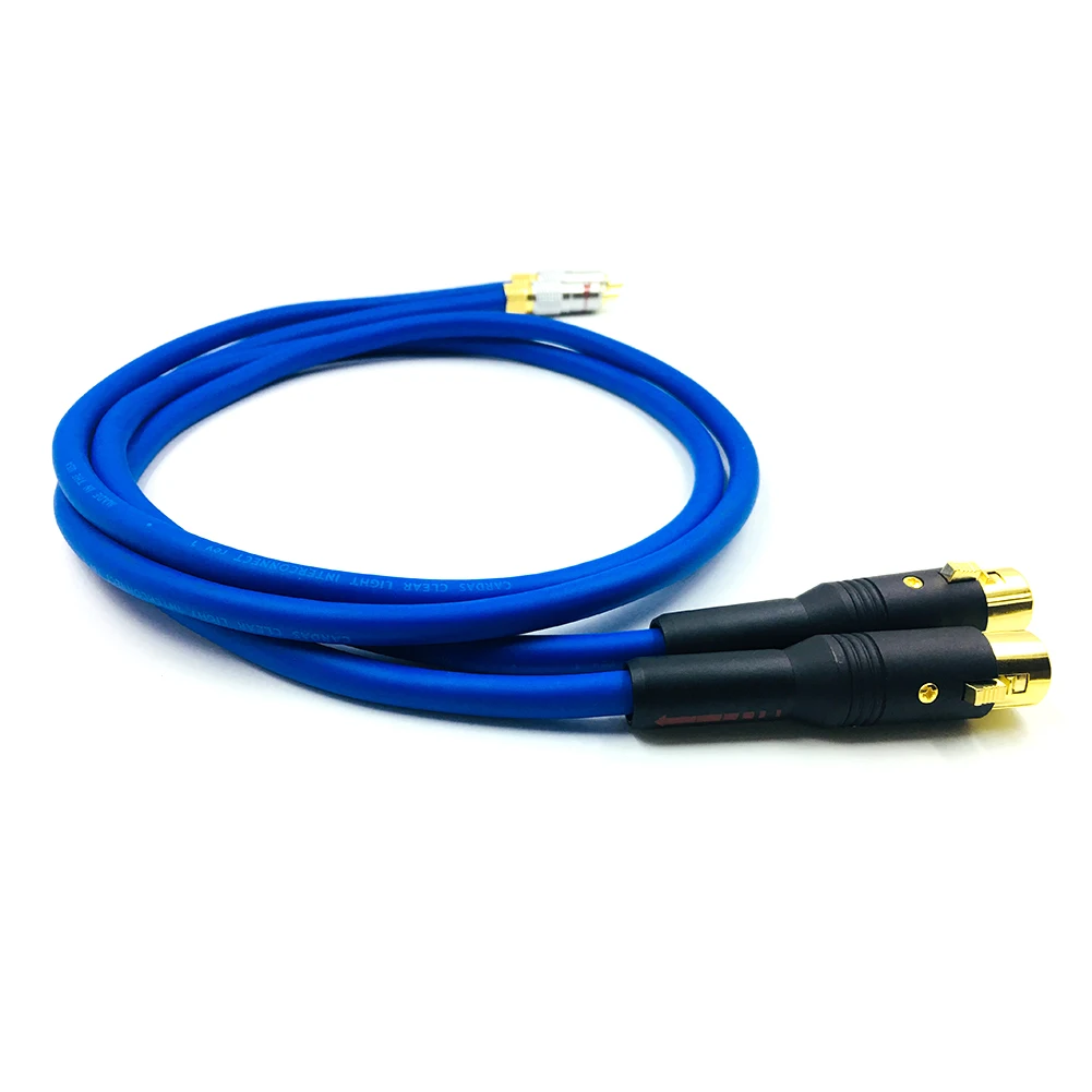 Внутриканальный аудиокабель Colleimage Hifi переходник RCA (папа) XLR (мама)|Кабели VGA| |