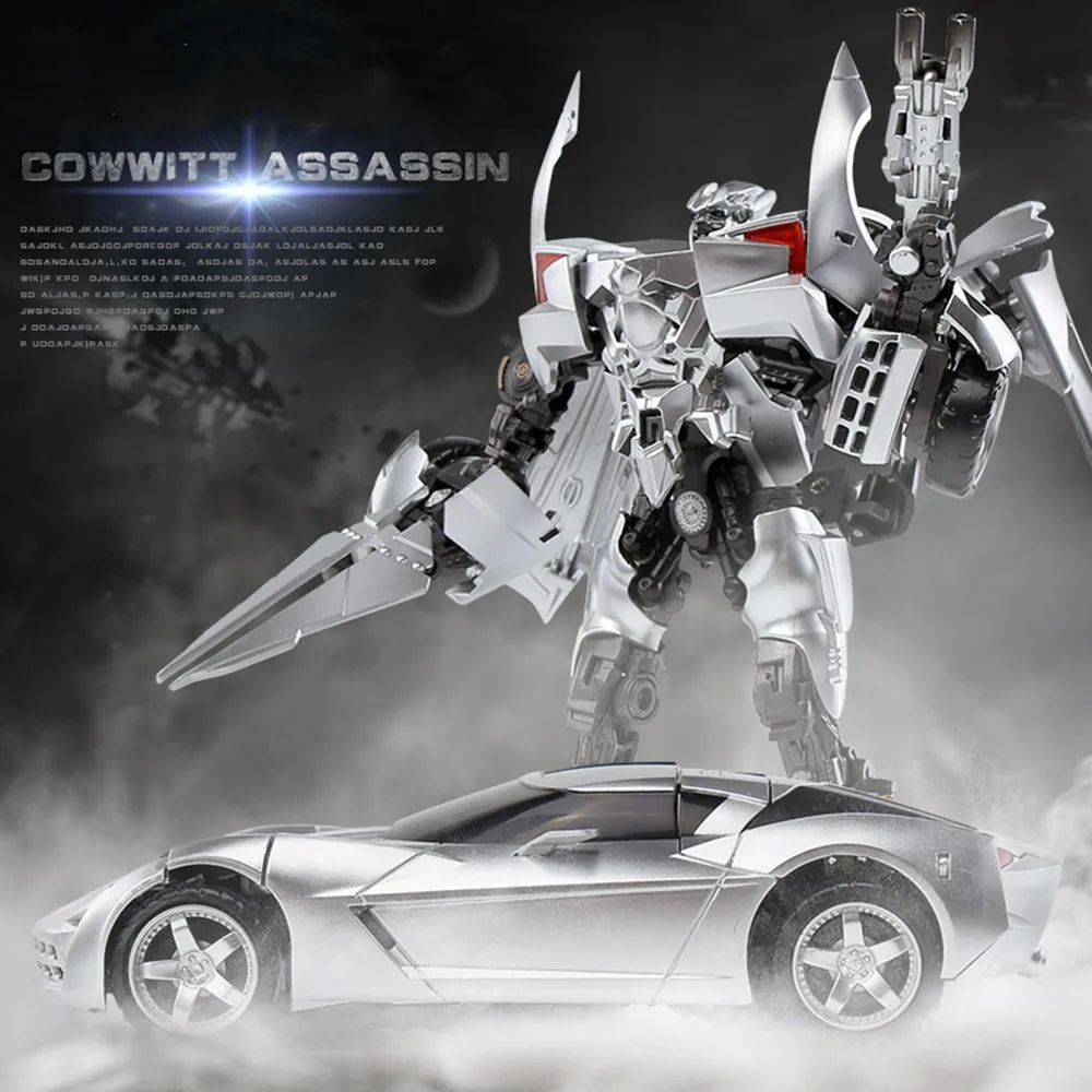 

Transformation Toys Sideswipe Black Mamba G1 LS08 LS-08 Alloy Model Movie Anime Action Figure Robot Kids Toy Collection Gifts