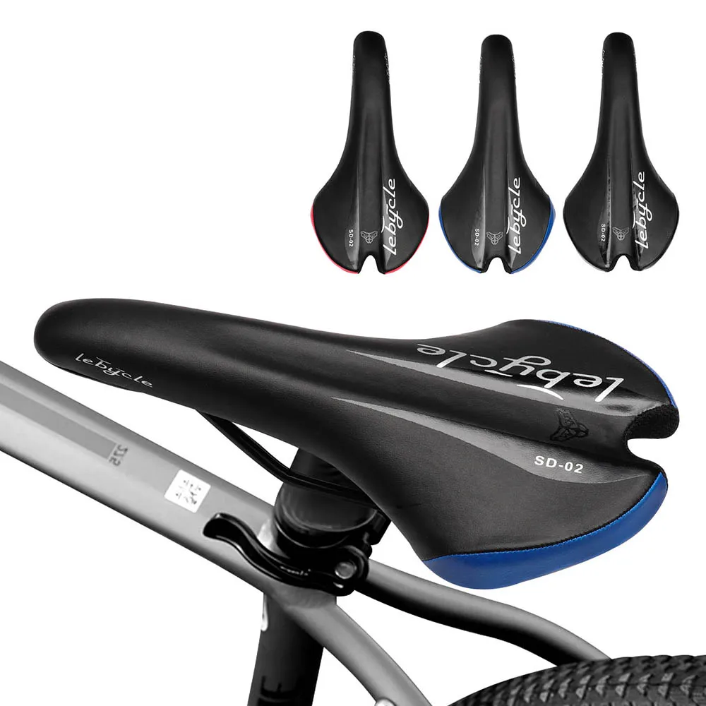 

GEL Bicycle Saddle Ultralight vtt Racing Seat Wave Road PU Leather Bike Cushion For Male Female Shockproof Comfort Cycling Parts