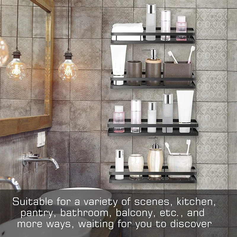 

Spice Rack Storage Box Wall-Mounted,for Food Storage Cabinet, Hanging Storage Boxes for Kitchens and Bathrooms(2 PCS)