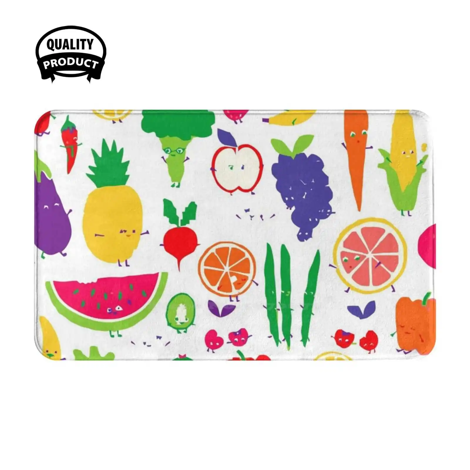 Настоящая еда мягкая подушка домашний ковер дверной коврик искусственные фрукты