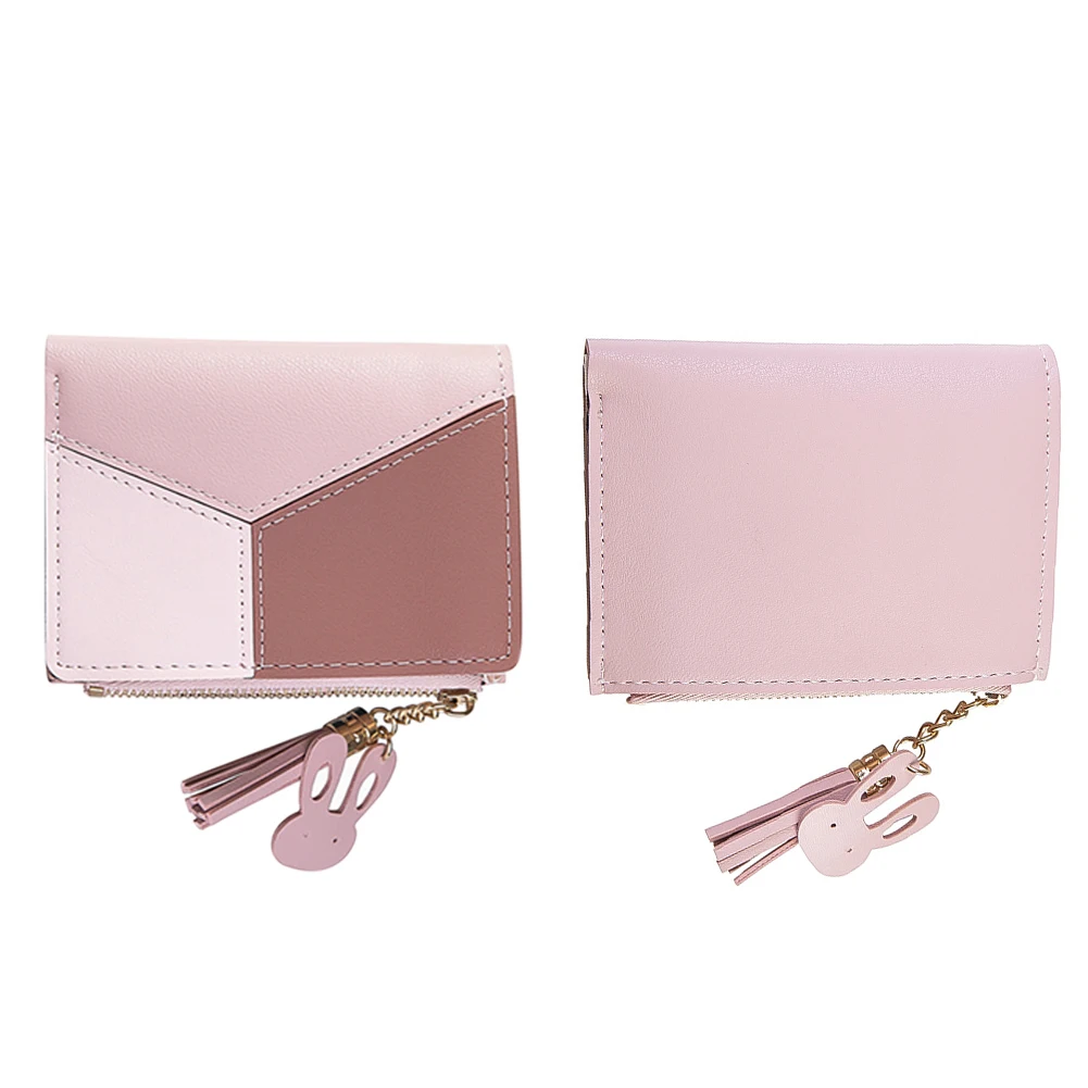 Мульти Карманный короткий Дамский контрастный цвет легкий портативный умный