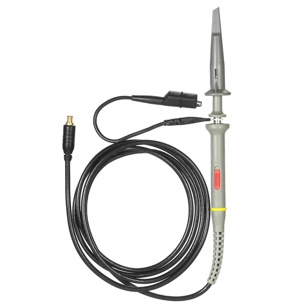 1X 10X 60MHz MCX Oscilloscope Probe High Precision Alligator Clip Test Mini DSO Nano Quard Portable Digital Osciloscopio | Инструменты