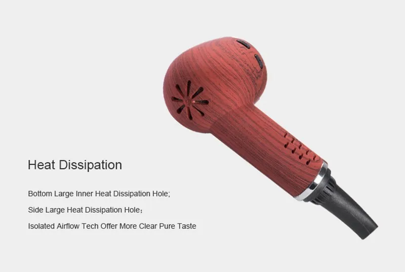 TAPHOO PipeVape лучшая портативная электронная сигарета сухой травы vape ручка Труба Форма e труба сухой травы испаритель