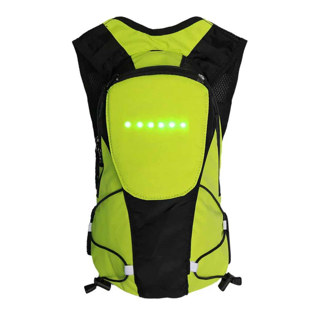 2020 Велоспорт недавно поворота рюкзак с сигналами Безопасность велосипедный