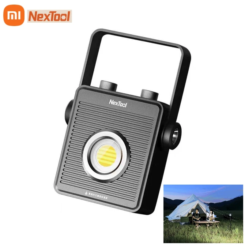 

Новинка Xiaomi NEXTOOL1800LM 13500 мАч портативная сильный свет лампа перезаряжаемая супер яркая Водонепроницаемая наружная лампа для кемпинга рыбалк...