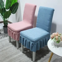 thicker fabric skirt chair cover quality spandex stretch chair covers for dining room kitchen banquet home decor seat slipcover