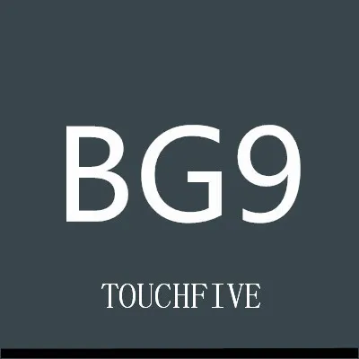 TOUCHFIVE 168 цветов одиночные художественные маркеры Кисть ручка эскиз на спиртовой основе маркеры двойная головка манга ручки для рисования товары для рукоделия - Цвет: BG9-blue grey